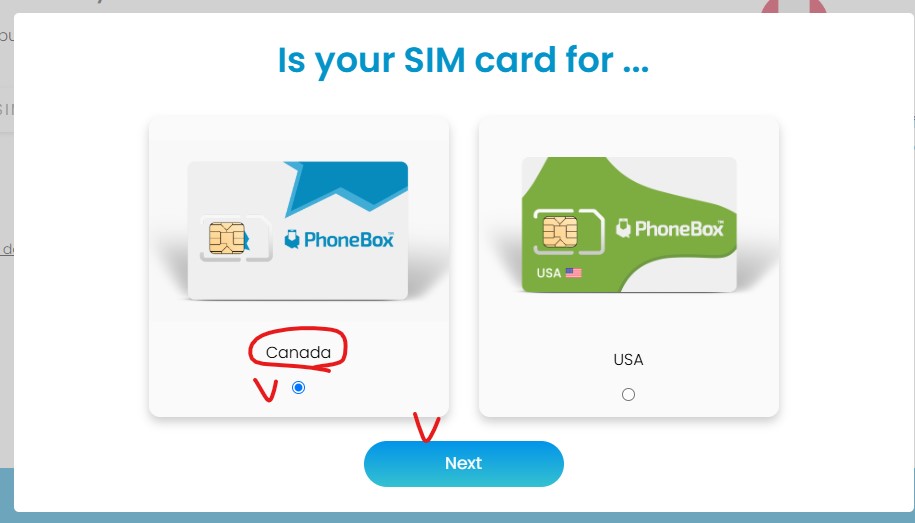 캐나다 장기 유심