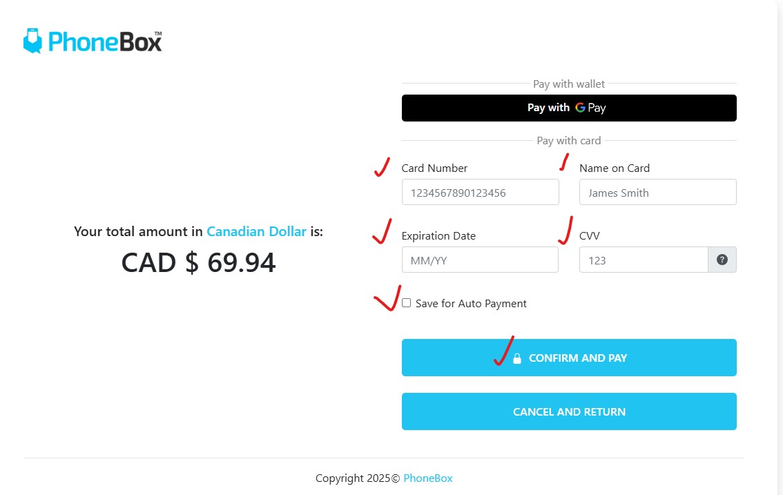 캐나다 장기 유심