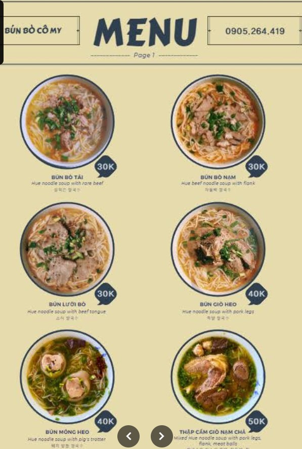멜리아 빈펄 다낭 리버프런트 호텔 근처 로컬 식당, Meliá Vinpearl Danang Riverfront, local restaurent