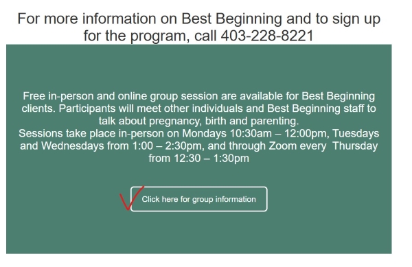 캐나다 출산, 알버타 Best Beginning Program Canada Birth