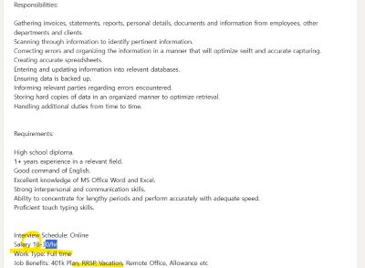LinkedIn 재택근무 스캠, LinkedIn remote job scam