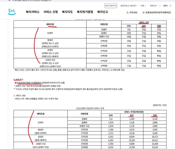 해외 온라인 산후조리지원금