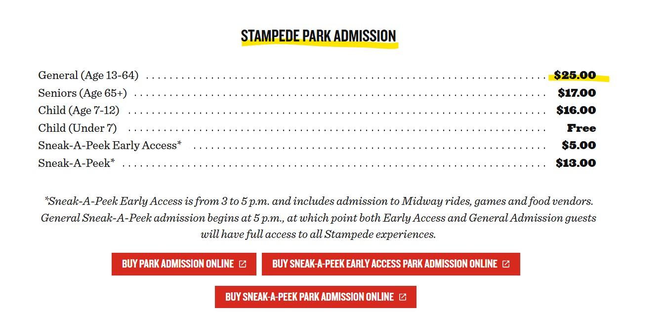 캘거리 스템피드, Calgary Stampede