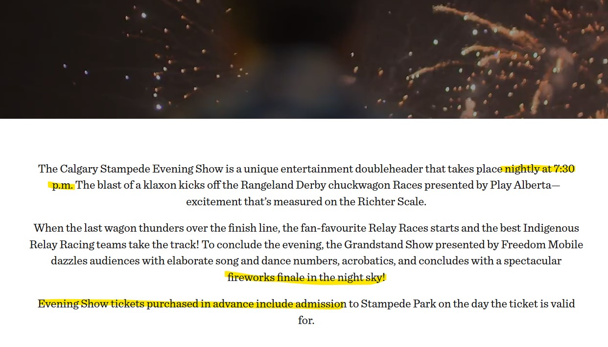 캘거리 스템피드, Calgary Stampede