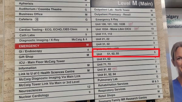 캘거리 풋힐 병원 분만실, calgary foothills labour and delivery services